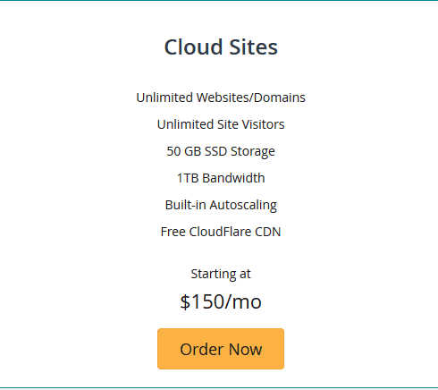 LiquidWeb Cloud Sites Pricing