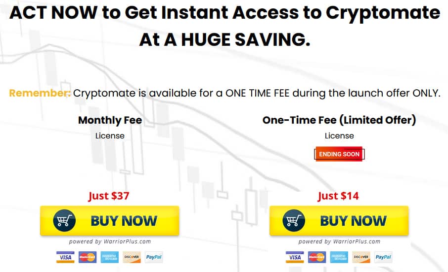 Cryptomate Pricing