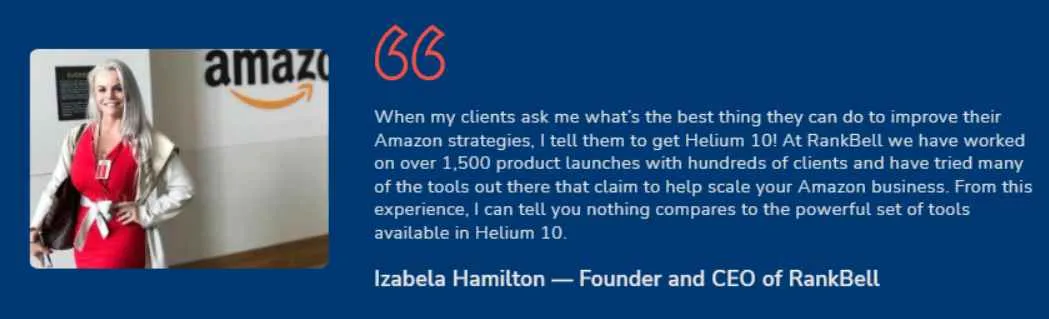 Helium 10 Customer Reviews