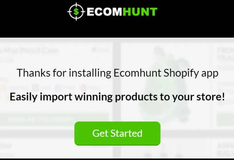 Ecomhunt Shopify App