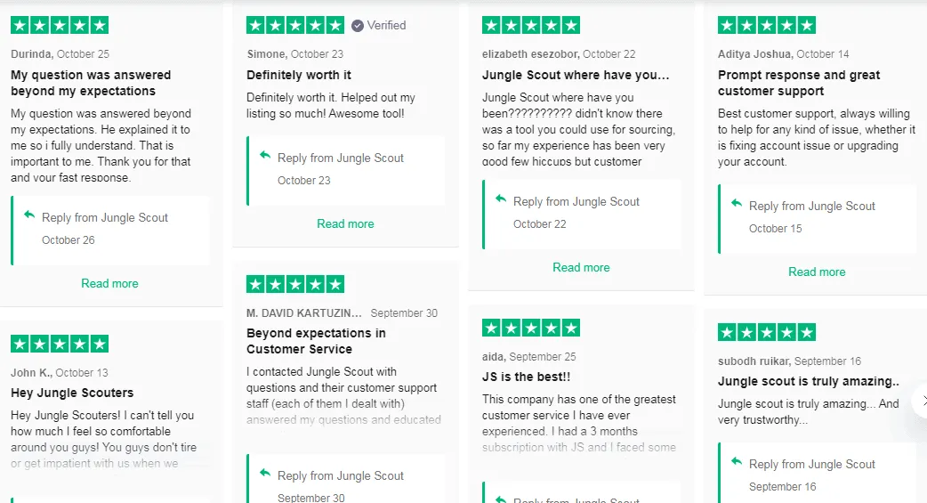 Jungle Scout Real Customer Reviews & Testimonials