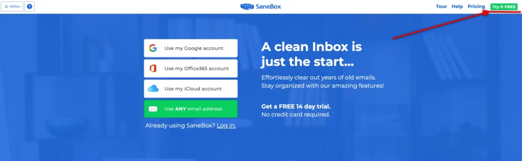 Sanebox free trial