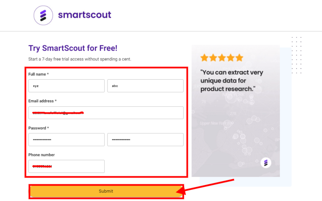 Try SmartScout for Free