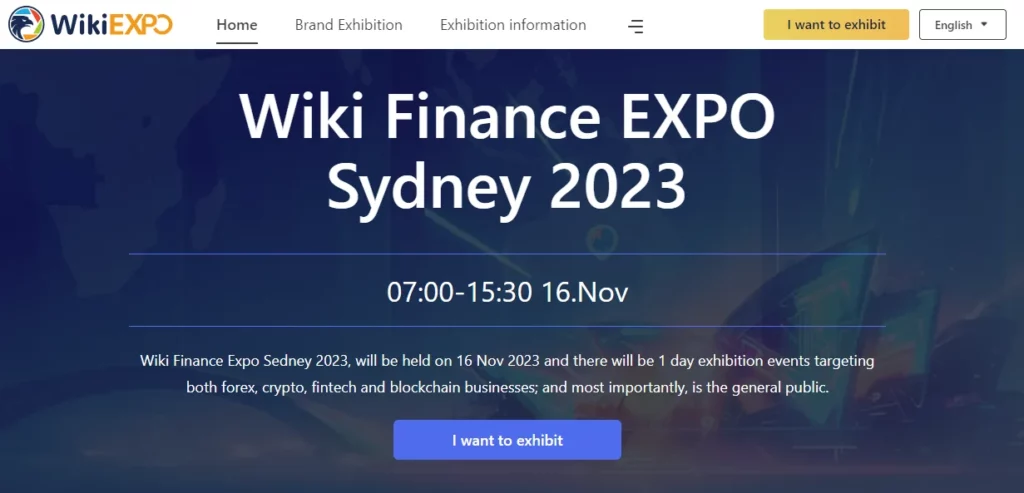 Wiki Finance Expo Sydney 2023