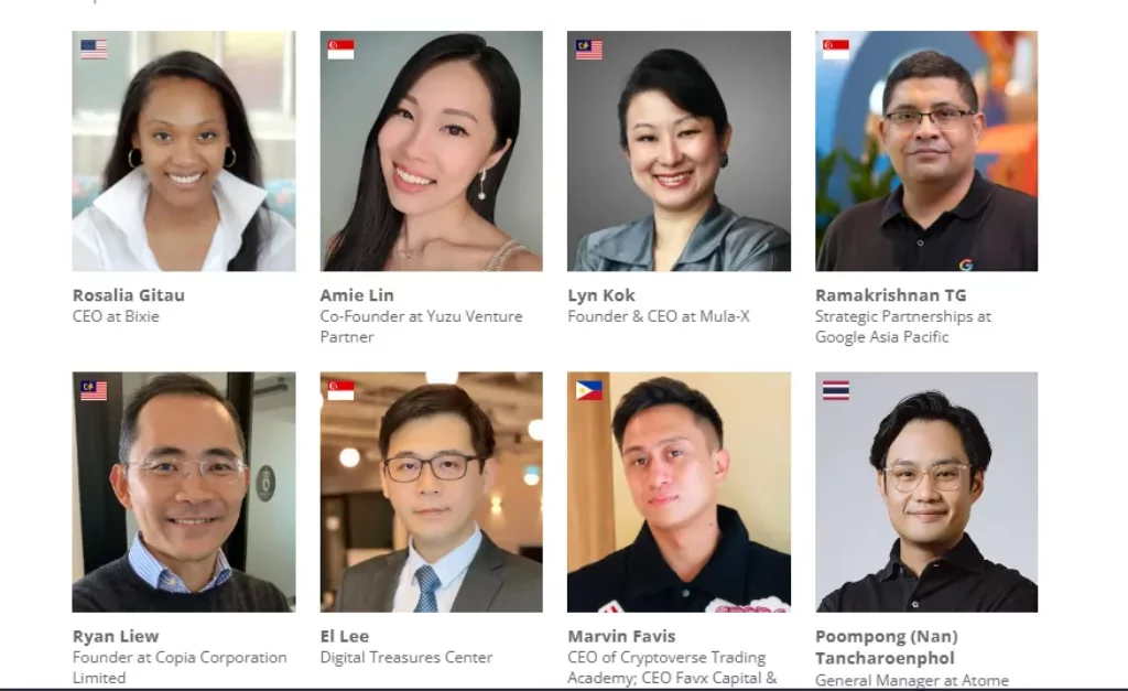 Speakers at Fintech Festival Thailand 2023