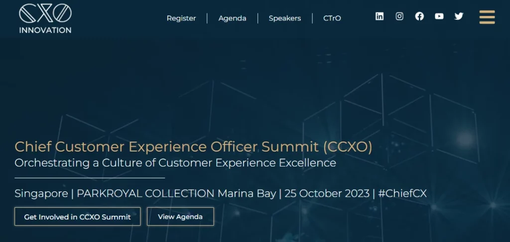 Chief Customer Experience Officer Summit Singapore