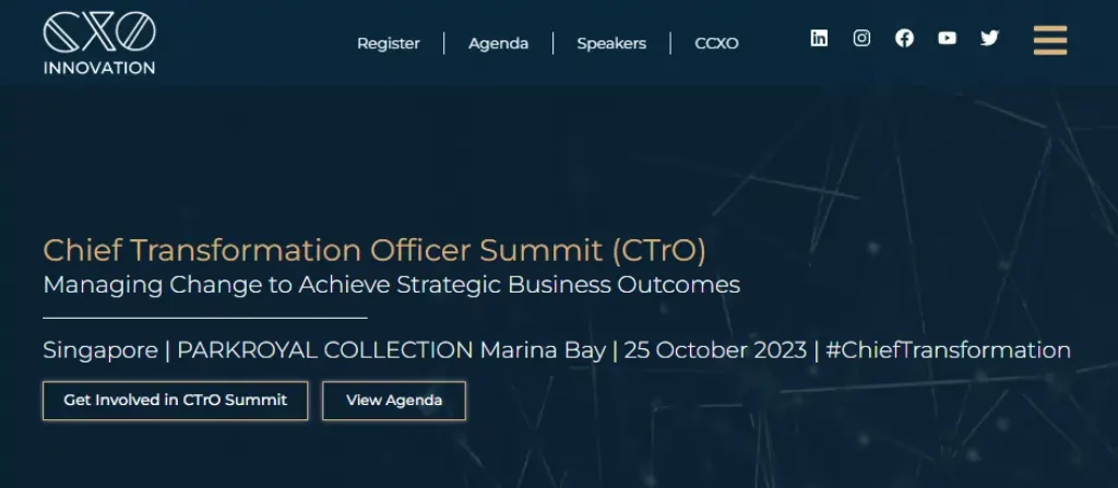 Chief Transformation Officer Summit 2023