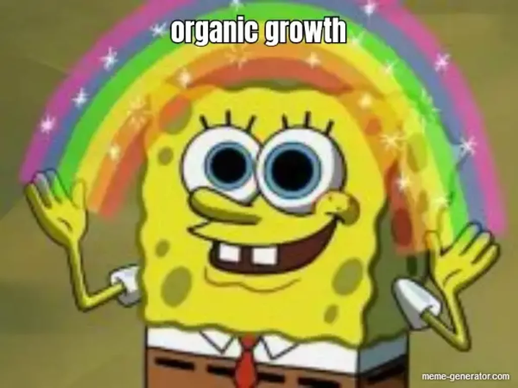 TikTok Organic Traffic Growth Meme