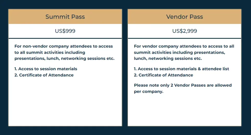 Passes for Chief Transformation Officer Summit 2023