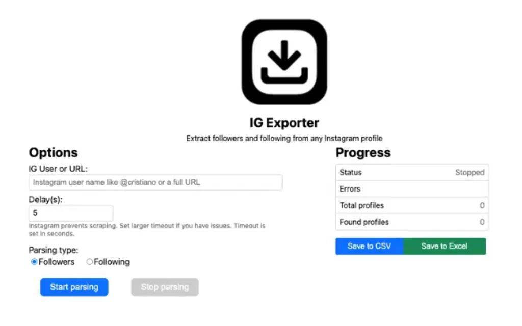IG Exporter Feature by LinkedRadar