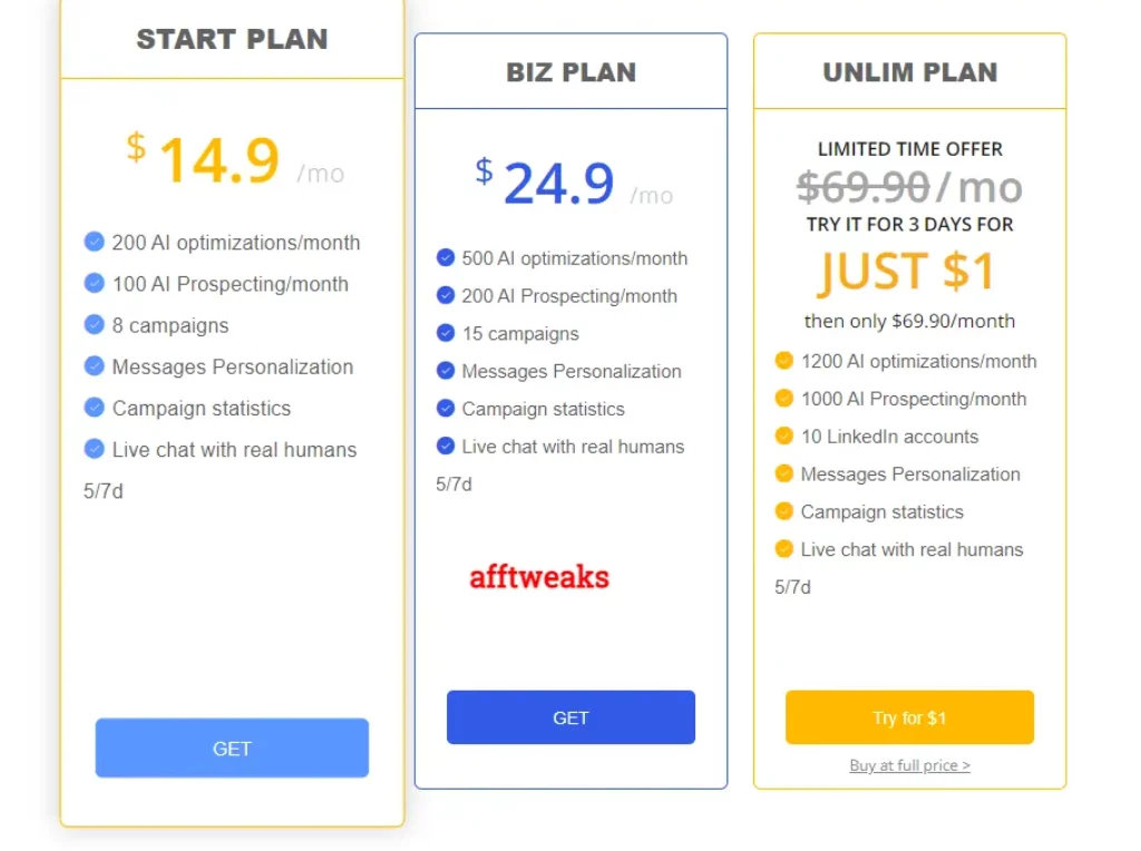 LinkedRadar Pricing Plans